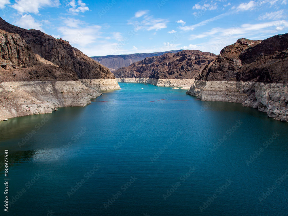 View of Lake Mead, Low Water Level, Colorado River