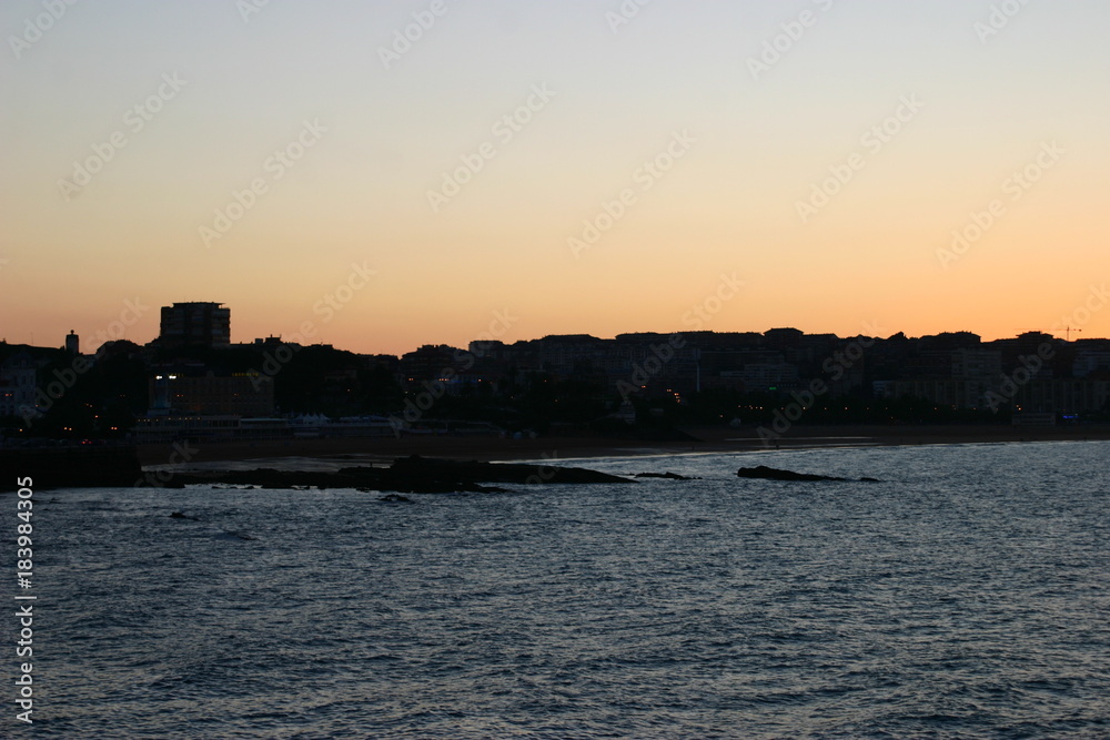 Santander, ciudad y capital de Cantabria (España) Zona costa de El Sardinero