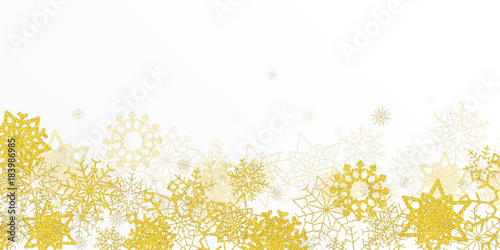 snowflake backgound banner