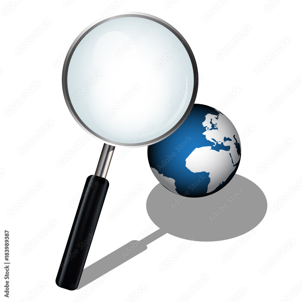 Vector illustration of Magnifying Glass Vector illustration of Magnifying Glass