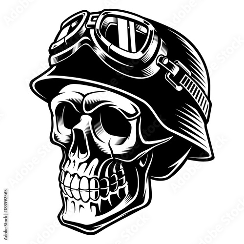 Biker skull