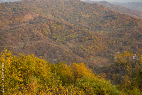colorful autumn in the mountains © jon_maldini