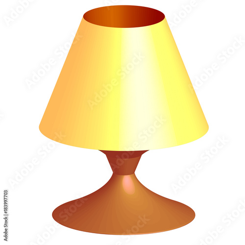 Vector illustration of lamp