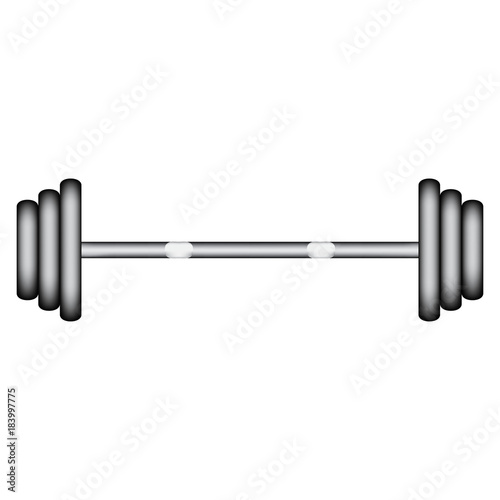 Vector illustration of weight