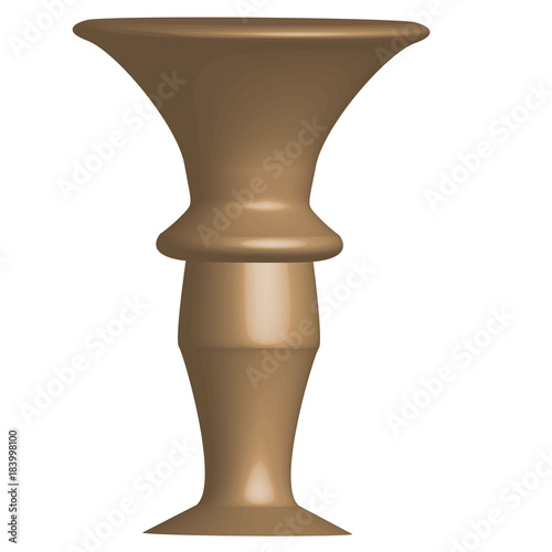 Vector illustration of table legs