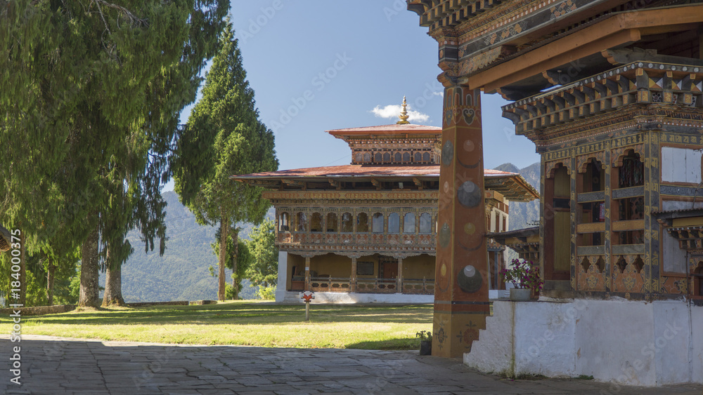 Monastery. Kingdom of Bhutan