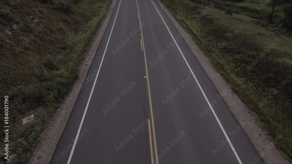 Tilt up, scenic highway Tilt up, scenic highway