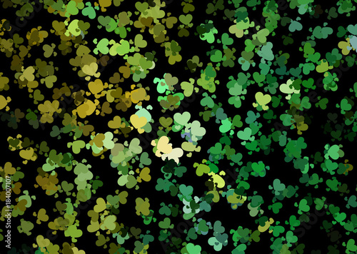 Beautiful background with an abstract pattern of hearts.