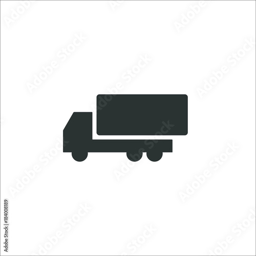 truck icon. Vector Illustration