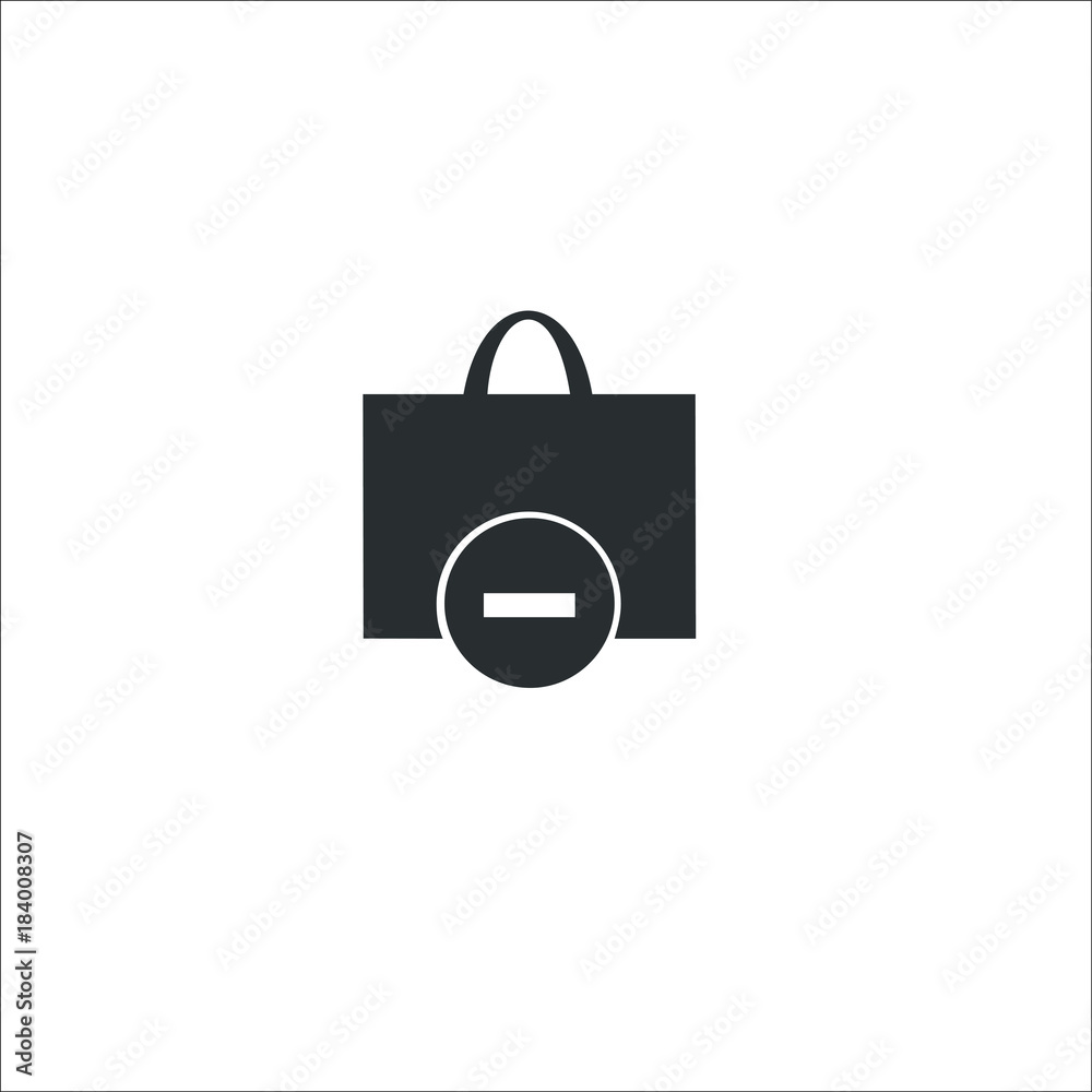 bag icon. Vector Illustration bag icon. Vector Illustration