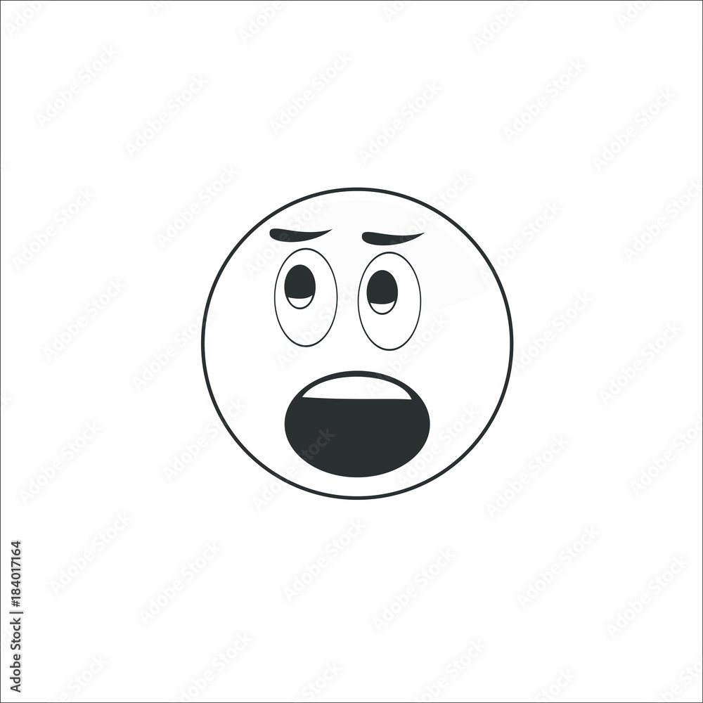 Smile icon. Emotion smile. Vector Illustration Smile icon. Emotion smile. Vector Illustration