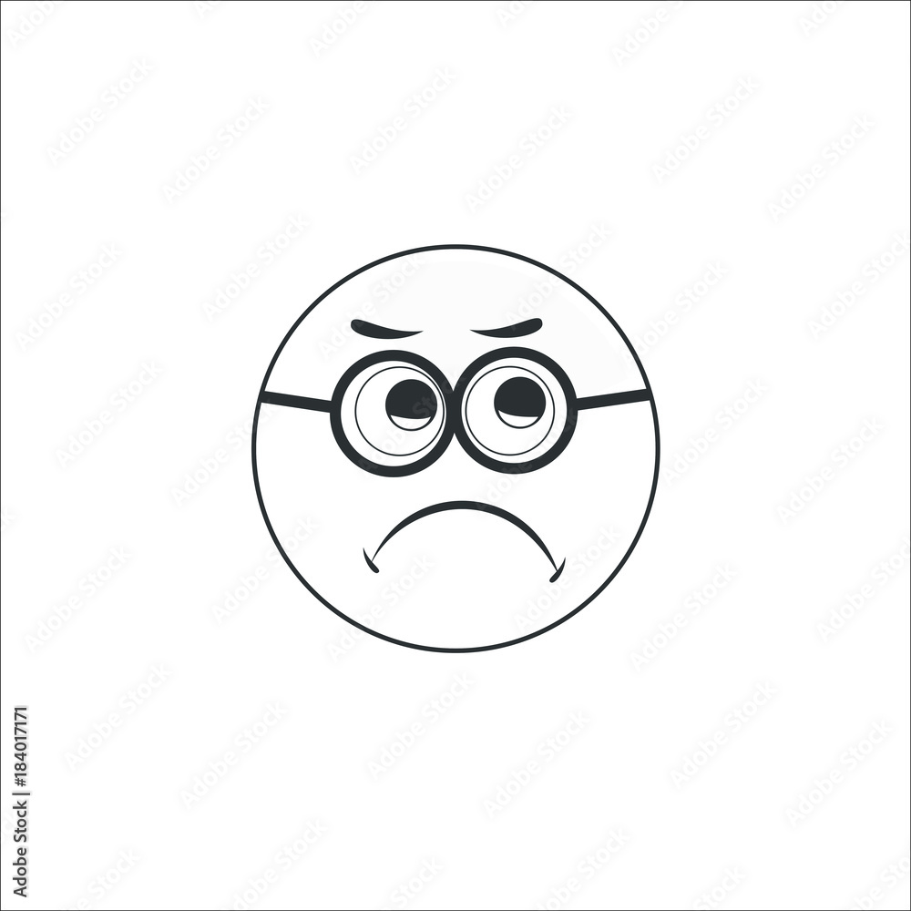 Fototapeta premium Smile icon. Emotion smile. Vector Illustration