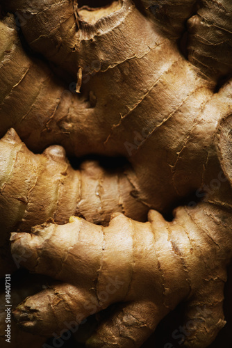 Ginger root closeup