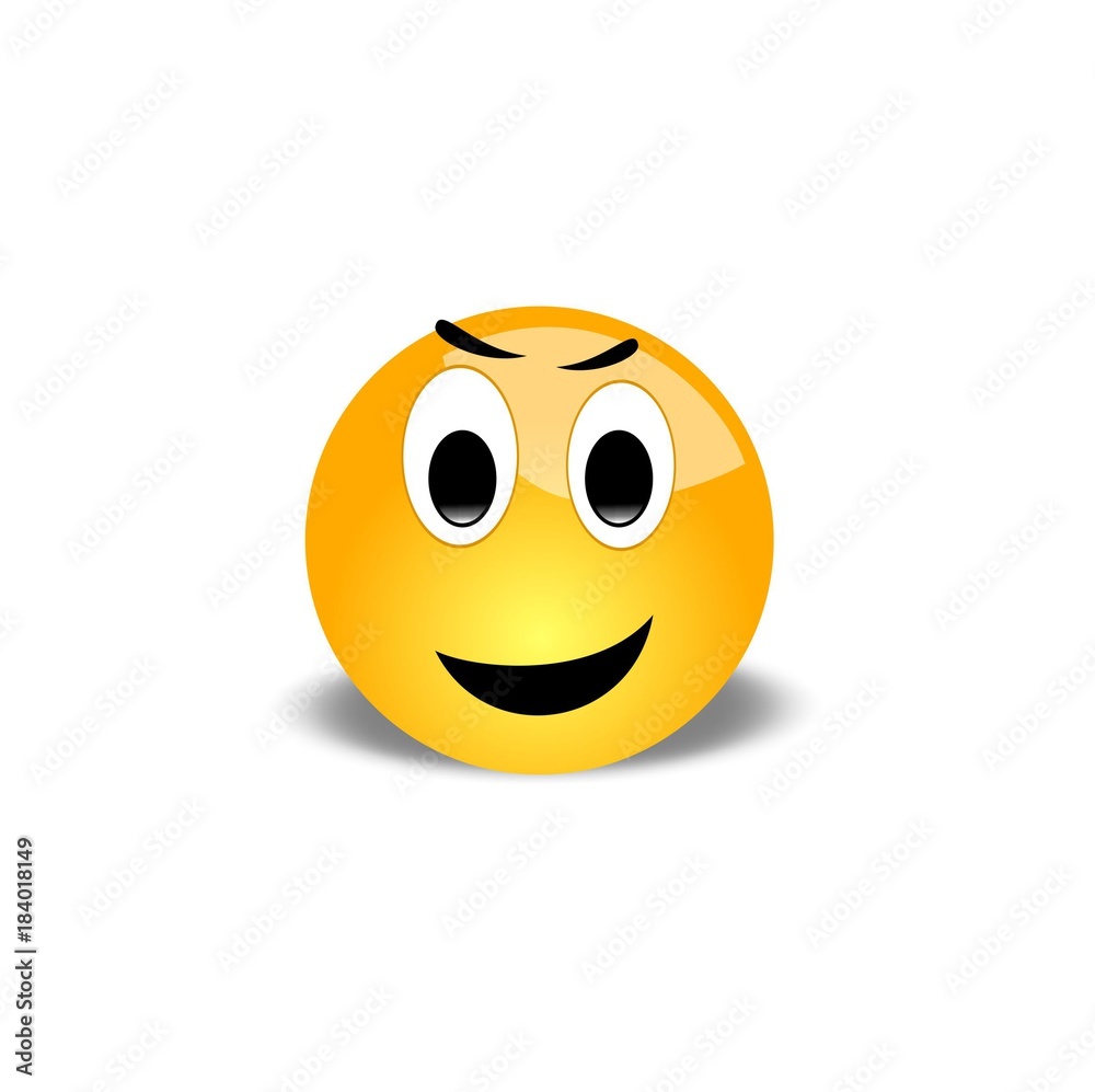 Smile icon. Emotion smile. Illustration Smile icon. Emotion smile. Illustration