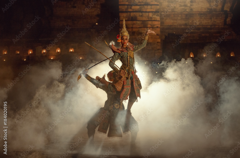 Φωτογραφία Khon Ramakien Performing Arts from Fiction in Literature of Thailand and Asia