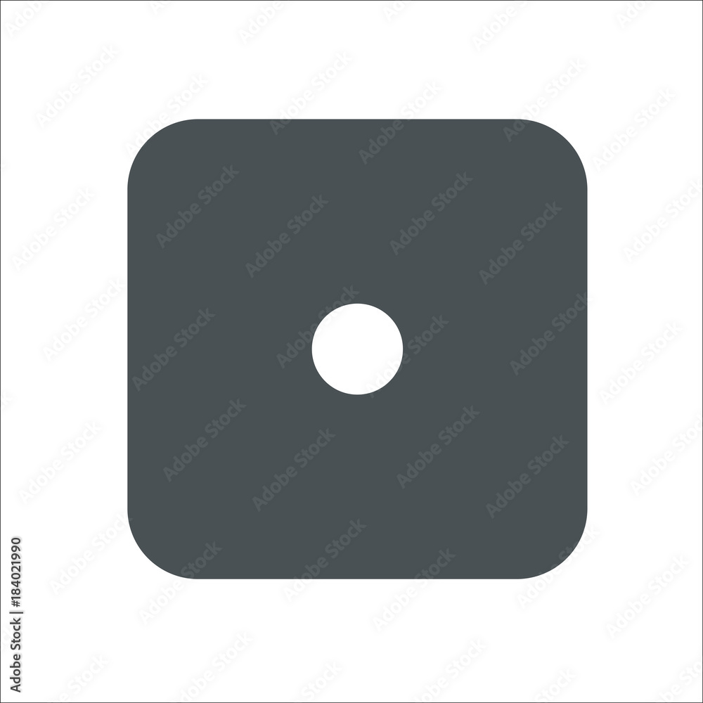 Dices icon. Vector Illustration Dices icon. Vector Illustration