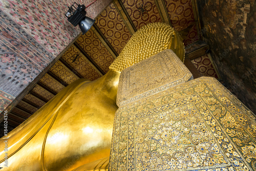 Big Buddha in Wat Po, Bangkok Thailan