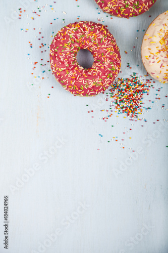 Multicolored donuts