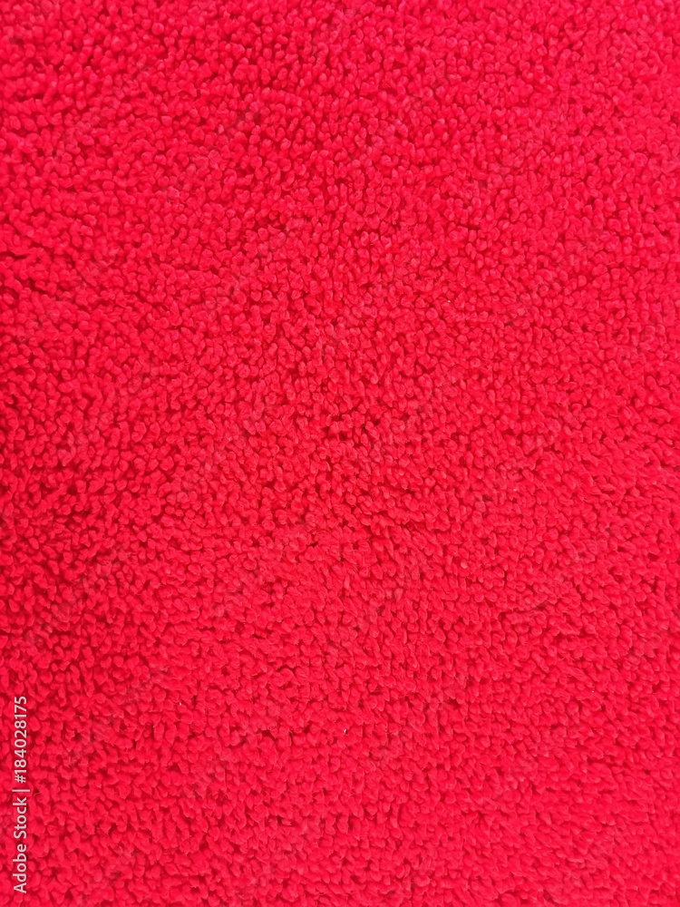 Naklejka premium The red carpet texture used in the temple.