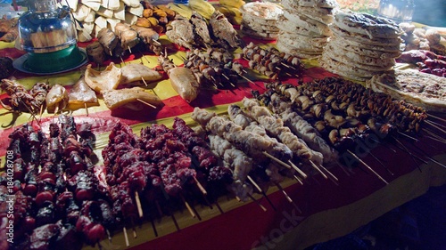 Obraz na plátně food market in zanzibar stone town