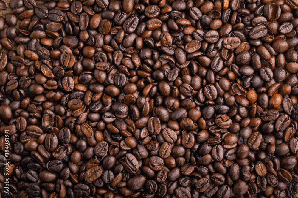 roasted coffee beans, can be used as a background roasted coffee beans, can be used as a background