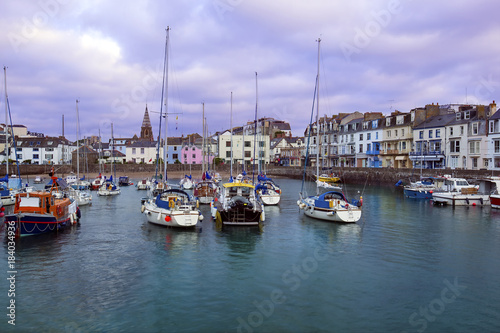 Ilfracombe Harbour, North Devon, England, UK