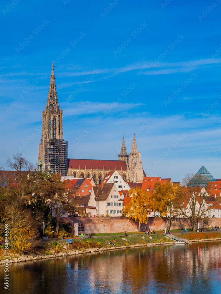 Naklejka premium View on Ulm, Germany