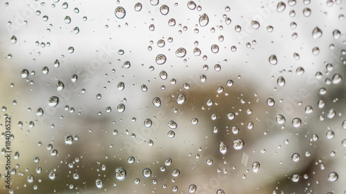 raindrops on a window