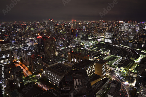 Wallpaper Mural 東京の夜景 Torontodigital.ca