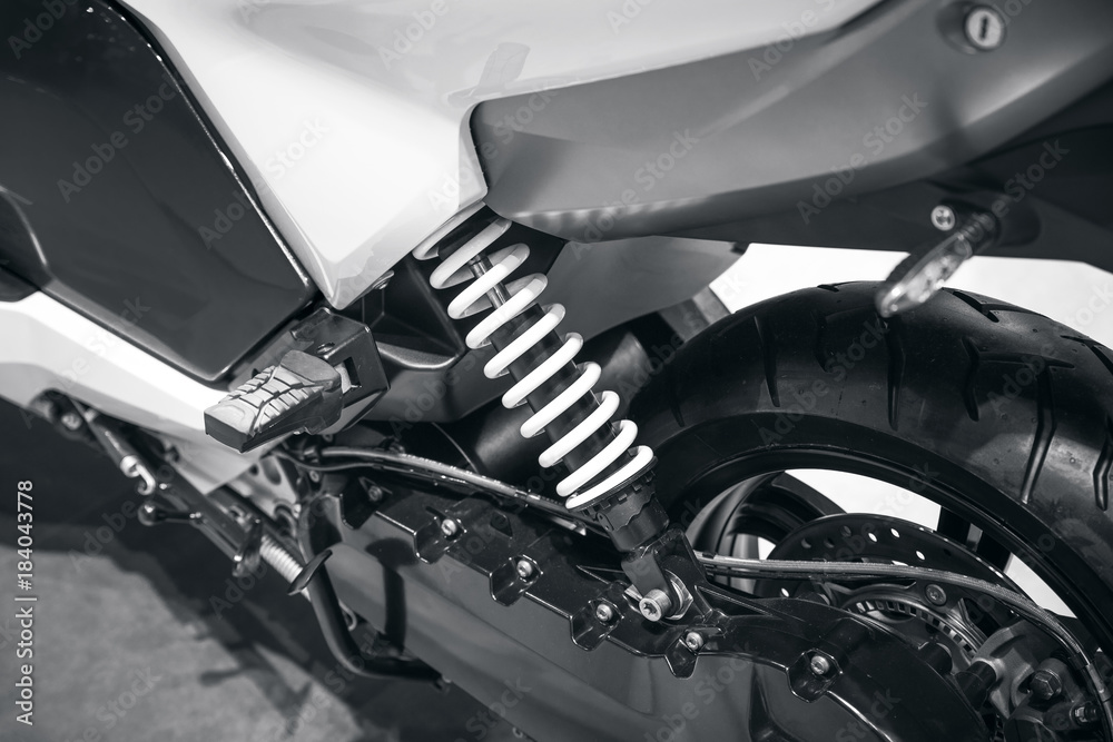 Suspension of the sport motorbike Suspension of the sport motorbike