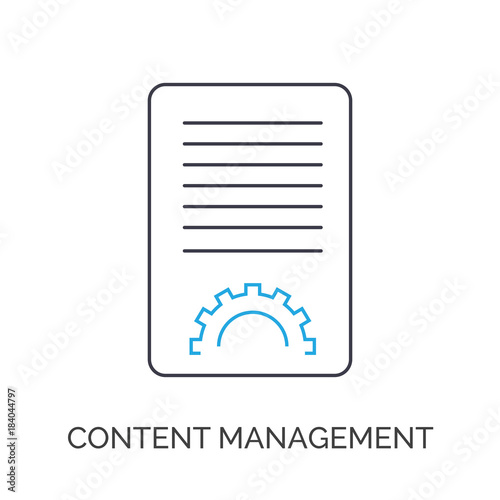 content management icon