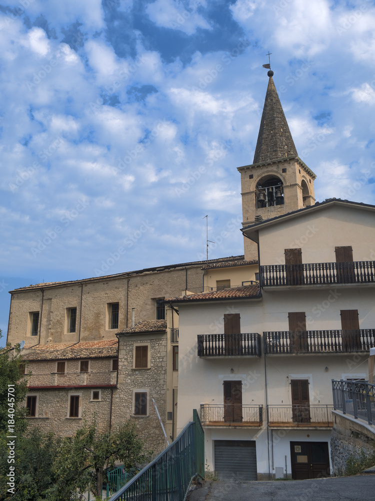 Caramanico Terme (Abruzzi, Italy): historic church Caramanico Terme (Abruzzi, Italy): historic church