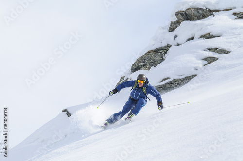 professionell Skifahren 