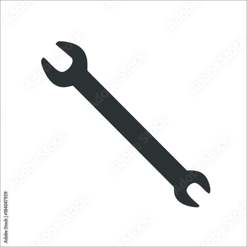 Wrench icon. Vector Illustration