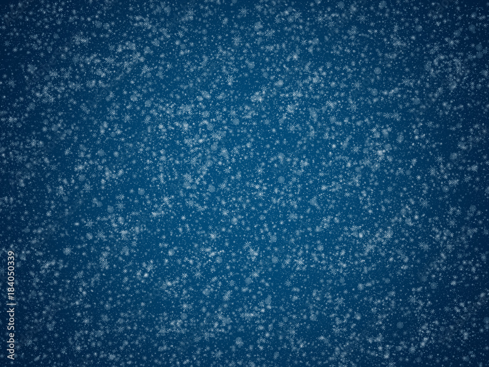     Beautiful Soft Falling Snow Background 