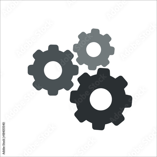 Gear icon. Vector Illustration