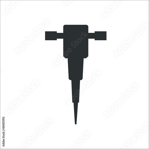 Jackhammer icon. Vector Illustration