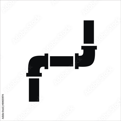 Pipe icon. Vector Illustration