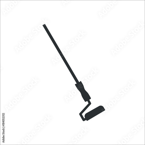 Paint roller icon. Vector illustration