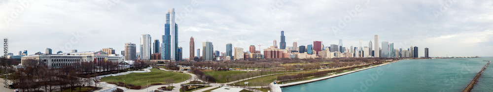 Drone View on Chicago