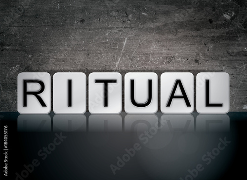 Ritual Concept Tiled Word