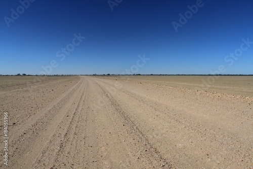 Impressions of unpaved outback roads of australia