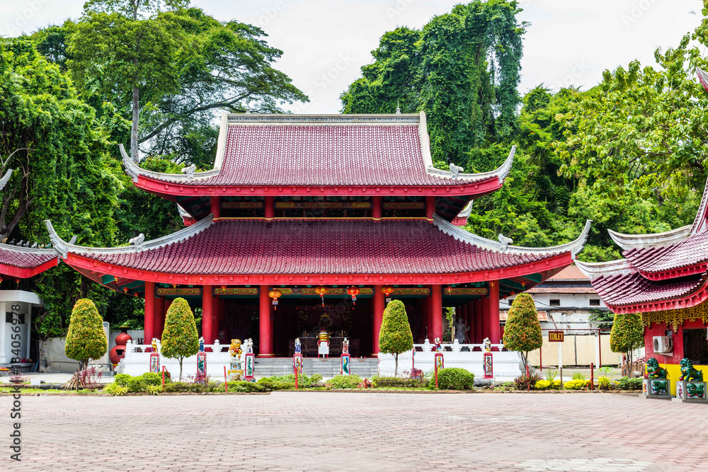 Sam Poo Kong temple in Semarang on central Java in Indonesia