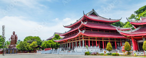 Photography Sam Poo Kong temple in Semarang on central Java in Indonesia
