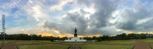 Phutthamonthon is a Buddhist park in the Phutthamonthon District, Nakhon Pathom Province of Thailand, west of Bangkok.