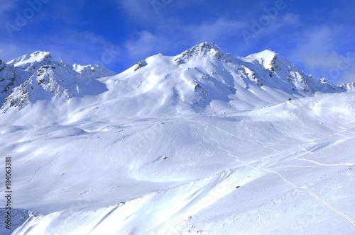 Swiss Alps: Wintersport-City Davos     Schweizer Alpen: Wintersportregion Davos, Skigebiet Parsenn-Weisfluhjoch © gmcphotopress