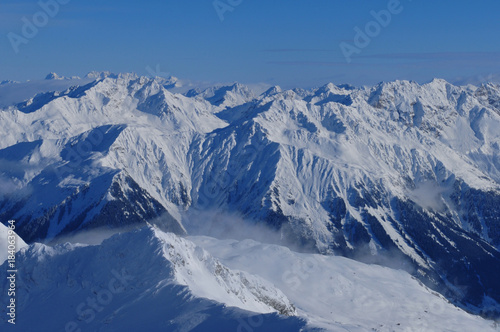 Swiss Alps: Wintersport-City Davos | Schweizer Alpen: Wintersportregion Davos, Skigebiet Parsenn-Weisfluhjoch