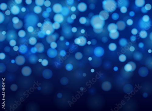 Blue light background with round shapes