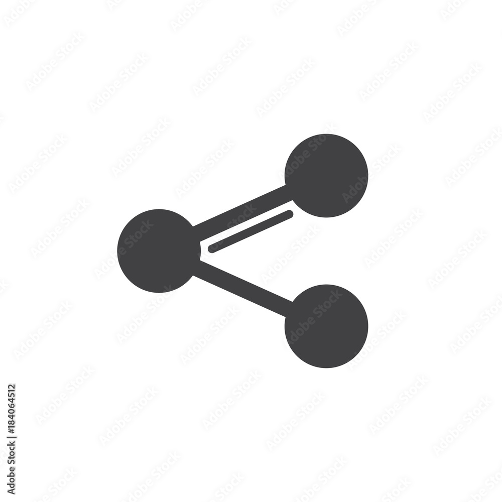 File share simple icon, filled flat sign, solid glyph pictogram. Connection symbol, vector illustration File share simple icon, filled flat sign, solid glyph pictogram. Connection symbol, vector illustration