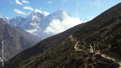 mountain in the Nepal Himalaya photo